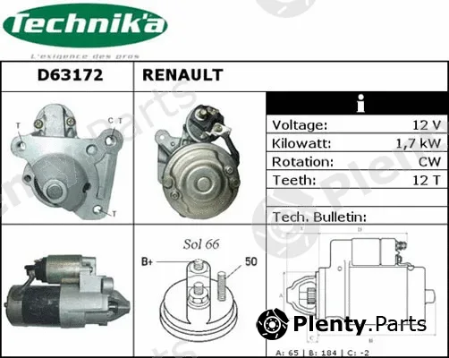 Technika D63172 — Starter