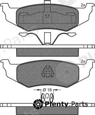 Technika 02153 — Brake Pad Set, disc brake