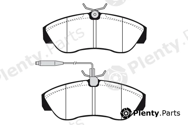 Technika 01077 — Brake Pad Set, disc brake