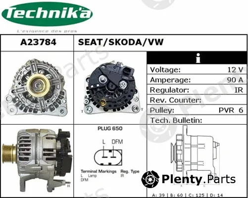 Technika A23784 — Alternator