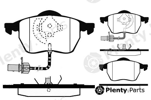 Technika 01223A — Brake Pad Set, disc brake