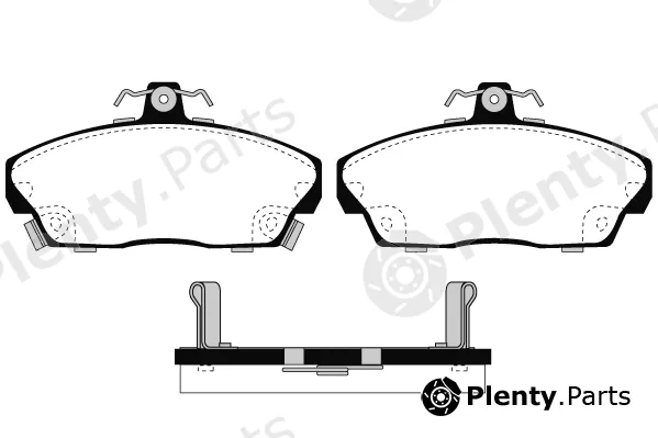 Technika 01041 — Brake Pad Set, disc brake
