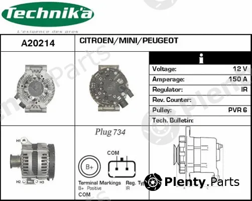 Technika A20214 — Alternator