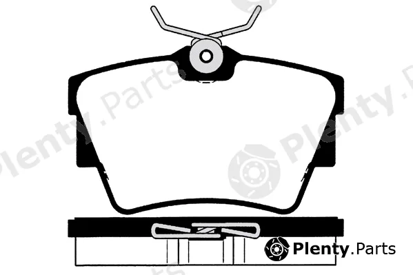 Technika 02032 — Brake Pad Set, disc brake