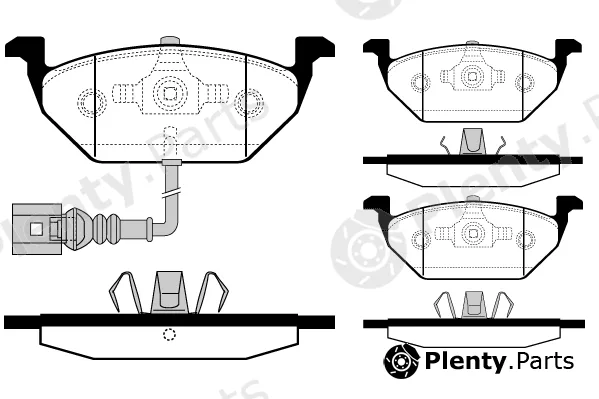 Technika 01221 — Brake Pad Set, disc brake