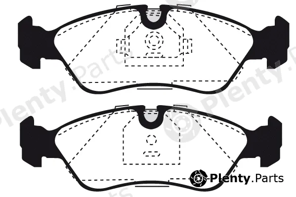 Technika 01075 — Brake Pad Set, disc brake