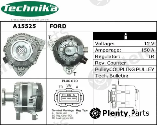 Technika A15525 — Alternator