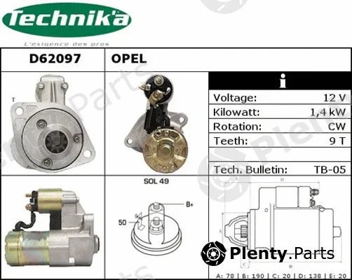 Technika D62097 — Starter
