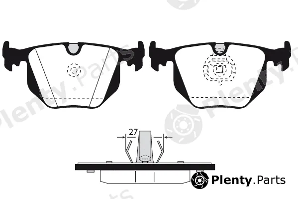 Technika 02078 — Brake Pad Set, disc brake