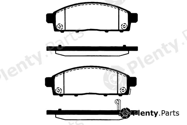 Technika 01664 — Brake Pad Set, disc brake