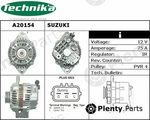Technika A20154 — Alternator