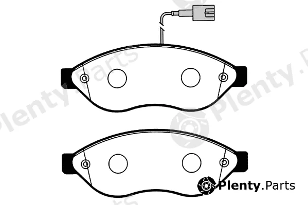 Technika 01625 — Brake Pad Set, disc brake