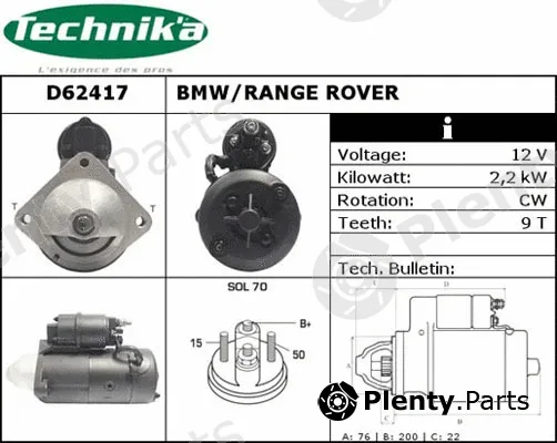 Technika D62417 — Starter