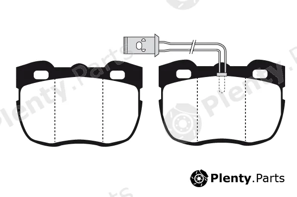 Technika 01248 — Brake Pad Set, disc brake