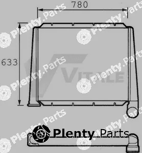 Vitale RVI816607 — Charge Air Cooler