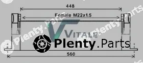 Vitale FT251200 — Oil Cooler, engine oil