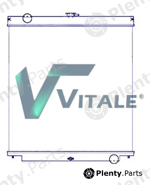 Vitale CS450178 — Radiator, engine cooling