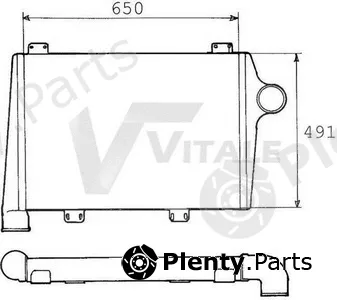 Vitale RVI816687 — Charge Air Cooler