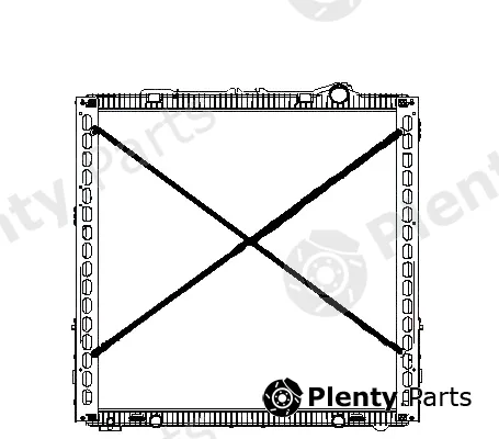 Vitale DA909449 — Radiator, engine cooling