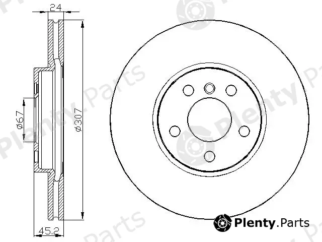 Deevo BD36600 — Brake Disc