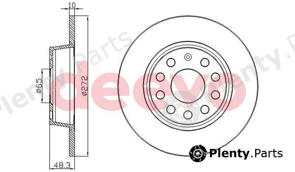 Deevo BD25000 — Brake Disc