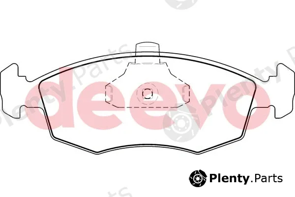 Deevo BP53420 — Brake Pad Set, disc brake