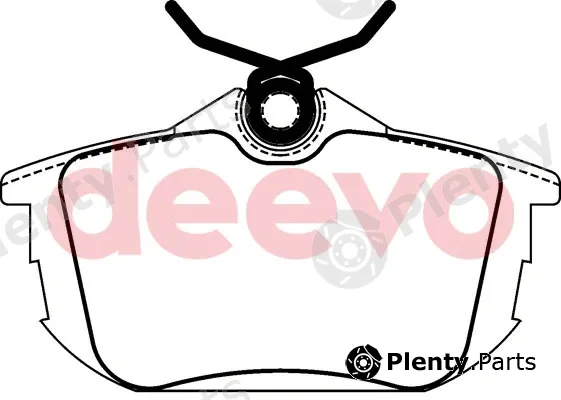 Deevo BP52680 — Brake Pad Set, disc brake