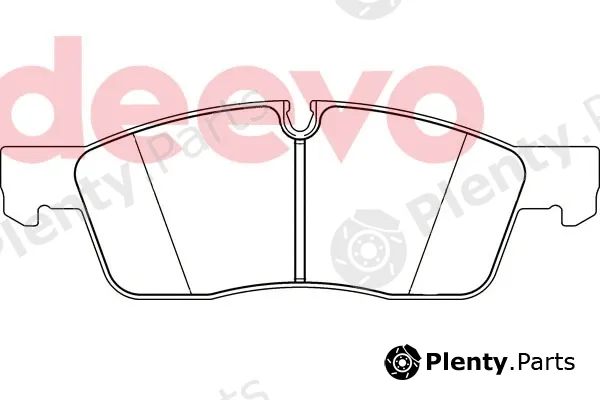 Deevo BP81160 — Brake Pad Set, disc brake