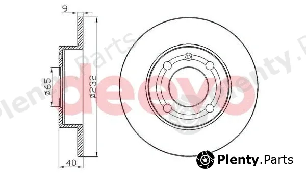 Deevo BD11900 — Brake Disc