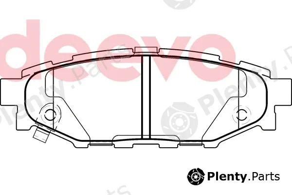 Deevo BP78840 — Brake Pad Set, disc brake