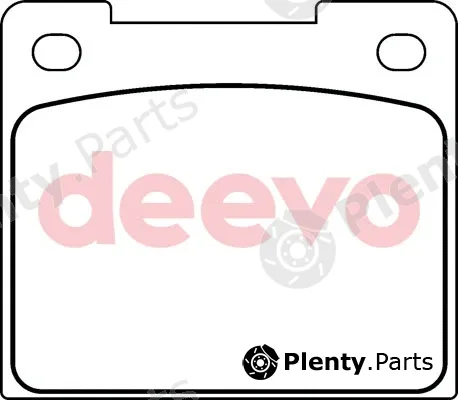 Deevo BP57760 — Brake Pad Set, disc brake