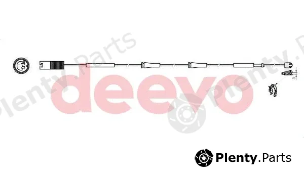 Deevo BW12700 — Warning Contact, brake pad wear