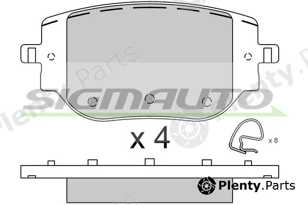 Sigmauto SPB916 — Brake Pad Set, disc brake