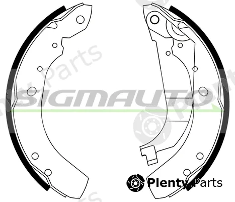 Sigmauto SFD657 — Brake Shoe Set