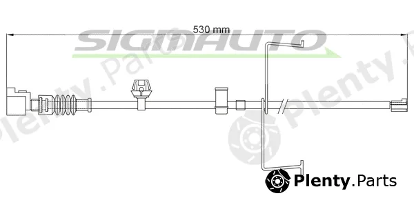 Sigmauto WI0778 — Warning Contact, brake pad wear