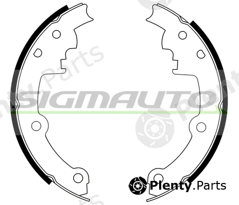 Sigmauto SFD552 — Brake Shoe Set
