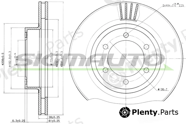 Sigmauto DBB594V — Brake Disc