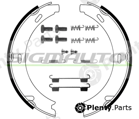 Sigmauto SFA302-1 — Brake Shoe Set, parking brake