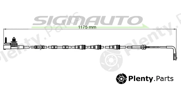 Sigmauto WI0976 — Warning Contact, brake pad wear