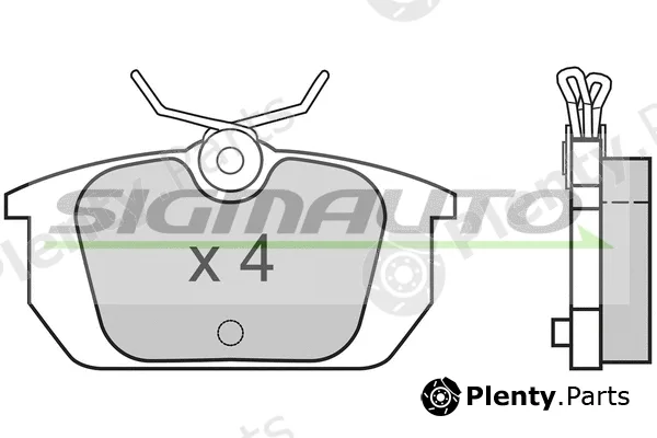 Sigmauto SPA313 — Brake Pad Set, disc brake