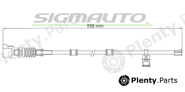 Sigmauto WI0940 — Warning Contact, brake pad wear