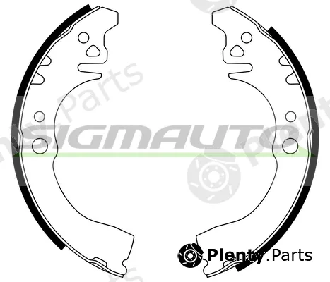 Sigmauto SFA661 — Brake Shoe Set