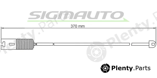 Sigmauto WI0528 — Warning Contact, brake pad wear