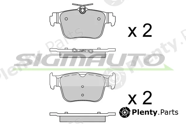 Sigmauto SPB925 — Brake Pad Set, disc brake