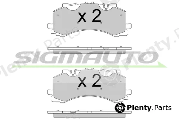 Sigmauto SPB776 — Brake Pad Set, disc brake