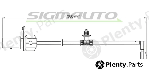 Sigmauto WI0913 — Warning Contact, brake pad wear