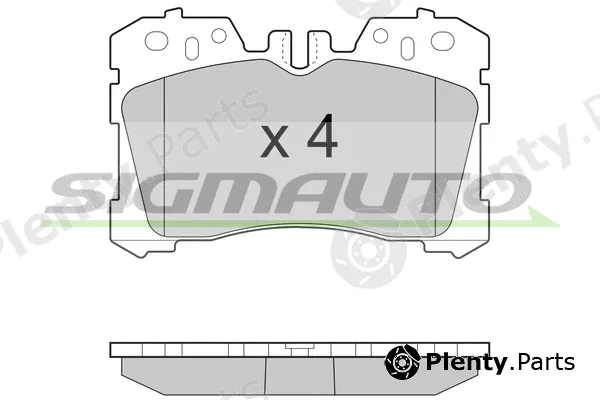 Sigmauto SPB462 — Brake Pad Set, disc brake
