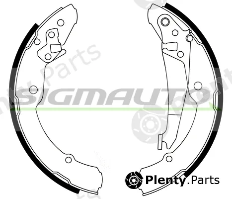 Sigmauto SFA473 — Brake Shoe Set