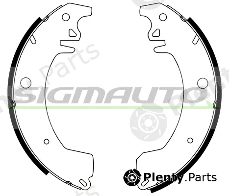 Sigmauto SFA410 — Brake Shoe Set