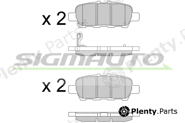 Sigmauto SPB608 — Brake Pad Set, disc brake
